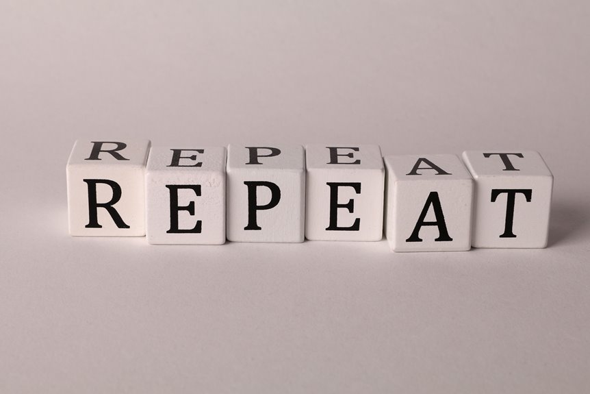 difficulties become repetitive advice